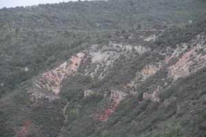 Bird's eye view featuring a mountain view
