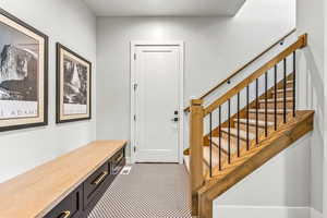 Foyer with stairway