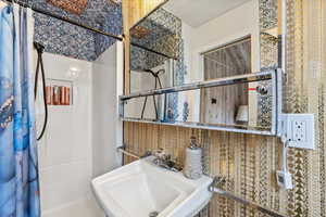 Bathroom with a sink