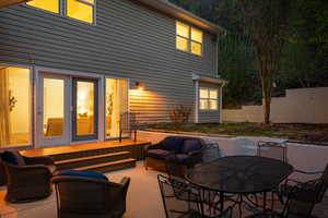View of patio / terrace with outdoor dining space and an outdoor hangout area