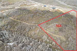 Aerial view with a rural view