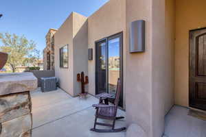 Exterior space featuring central AC