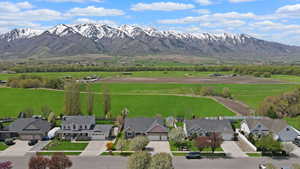 Mountain view featuring a rural view and a residential view