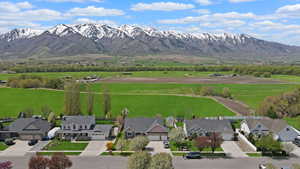 View of mountain feature with a residential view and a rural view