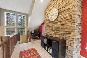 View of carpeted office