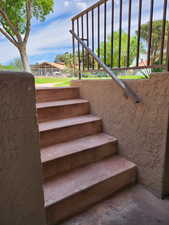 View of stairs