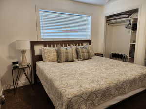 Bedroom featuring a closet