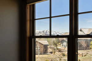 Details featuring a mountain view