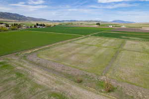 Bird's eye view with a rural view and a mountain view