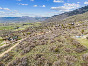 Mountain view with a rural view