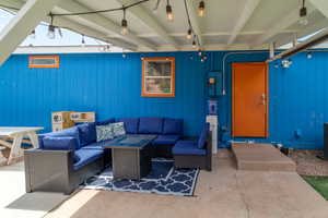 View of patio / terrace with an outdoor hangout area