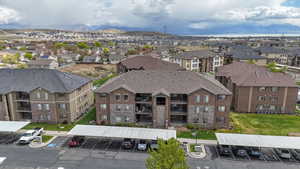 Drone / aerial view featuring a residential view