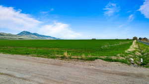 Mountain view featuring a rural view