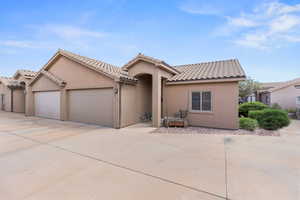 Home is 2 car garage