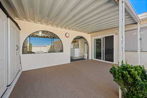 View of patio