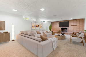 Virtually Staged Family Room