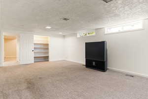 Large family room with closet