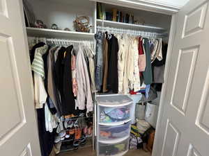 View of closet