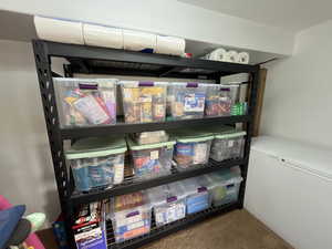 View of storage area