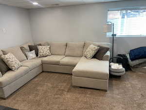 Downstairs family room