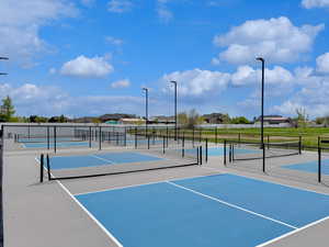HOA pickleball courts
