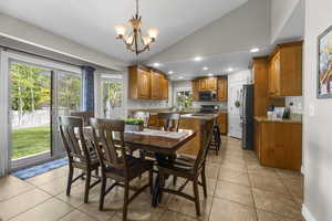 Open floor plan with sliding glass doors to your inviting backyard