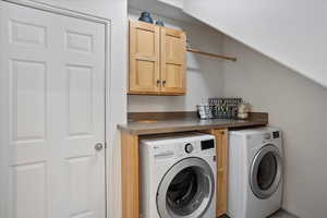 Washer and Dryer stay with property.