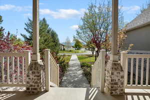 View from the front porch.