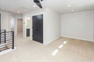 Loft area, open to family room below.
