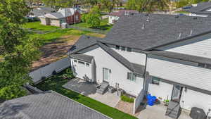 Aerial view featuring a residential view
