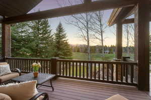 View of deck