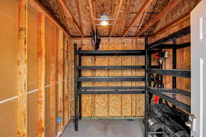 View of storage room