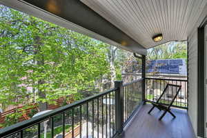 Primary bedroom balcony