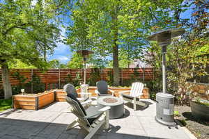 Backyard and patio