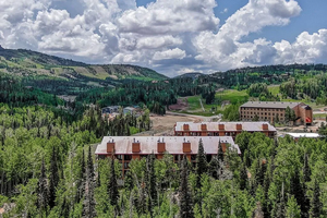 Mountain view with a forest view