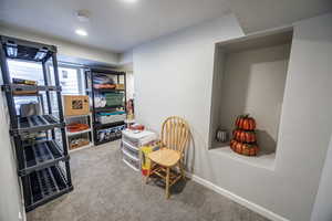 View of storage area
