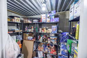 View of storage room
