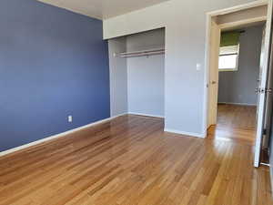 Master bedroom.  Closet doors are available