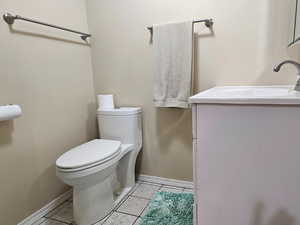 3/4 bath with shower downstairs