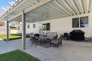 Covered back patio