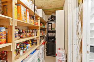 Cold storage 16' by 5'.