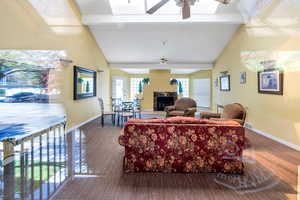 Community rec room has kitchen and gathering space for use
