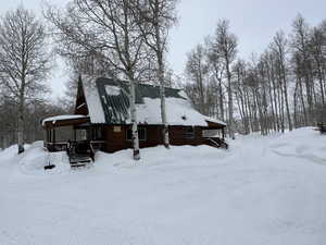 View of snowy exterior