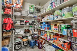 View of storage area