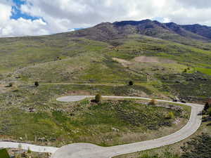 North view of mountains