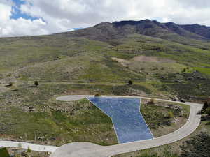 North view of mountains