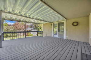 View of deck