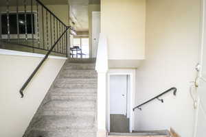 View of stairway
