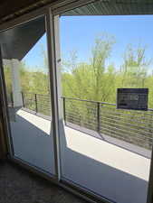 View of doorway to outside
