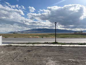 View of mountain feature with a rural view